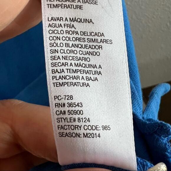 IZOD Blue Women’s Polo Golf Tennis Athleisure Button Front Top XXL - Picture 6 of 7